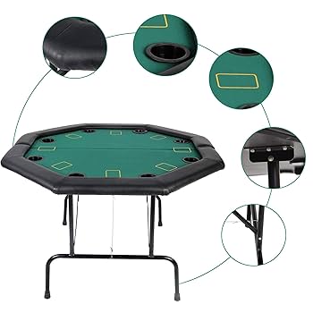 Amazon.co.jp: Koreyosh ポーカーテーブル 折りたたみ式 カジノ